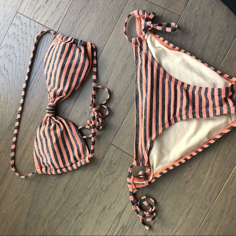 Forever 21 striped bikini